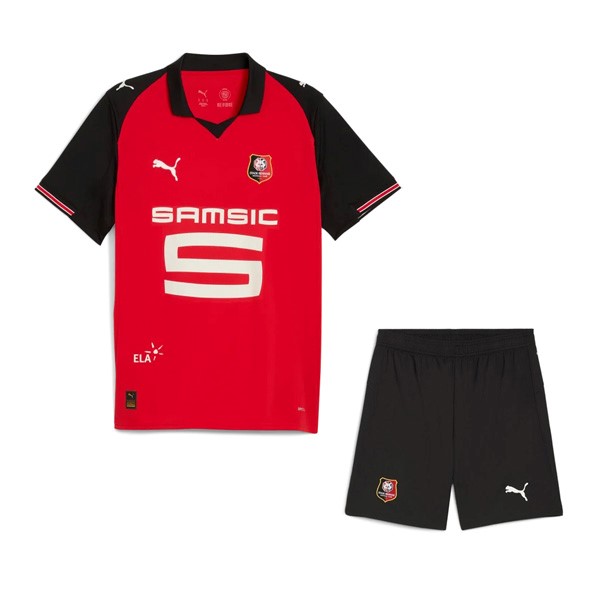 Camiseta Stade Rennais 1ª Niño 2025/26